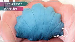 How to Make a Shell Pillow | Luxe DIY Decor | Using a Free Sewing Pattern