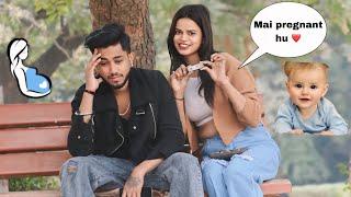 Pregnant Prank On Boyfriend Cute Reaction | Anubhav raj