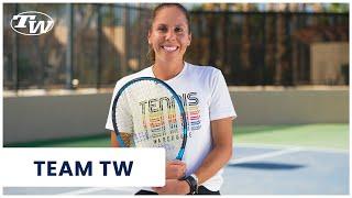 WTA Pro Gugu Olmos: why she uses Babolat RPM Hurricane & her story when she 1st tried it years ago!