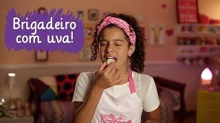 Como fazer brigadeiro com uva com a Gabriella Saraivah  Mundo da Menina