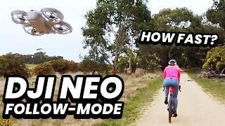 DJI NEO Drone Autonomous Follow Mode // How FAST?