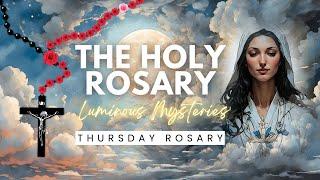 TODAY HOLY ROSARY: LUMINOUS MYSTERIES, ROSARY THURSDAY  OCTOBER 10, 2024 VIRTUAL #holyrosarytoday