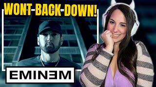 WONT BACK DOWN!! | Eminem - Fall (Official Music Video) FIRST TIME REACTION!