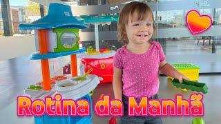  ROTINA DA MANHÃ COM PAPAI  ISADORA MASUDINHA 