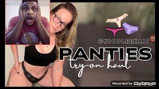 Nicole Kait | Panties Try on Haul (REACTION)