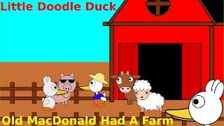 Old MacDonald Had A Farm | Nursery Rhymes & Kids Songs | Little Doodle Duck