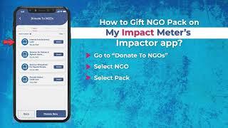 How to Gift NGO Pack | My Impact Meter | Impactor | Demo