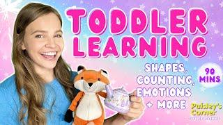 Toddler Learning - Learn Shapes, Counting, & Emotions | Best Learning Videos For Toddlers | For Kids