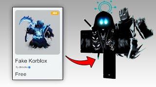 22 BEST FREE FAKE KORBLOX & FREE ITEMS ON ROBLOX 2024