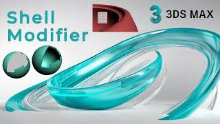 || Shell Modifier || 3ds max Full tutorial Basic to Advance ||