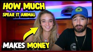 How Much Spear It Animal Makes Money On YouTube 2023