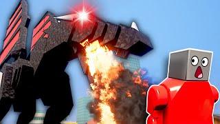 GIANT DRAGON ATTACKS CITY! - Brick Rigs Multiplayer Gameplay