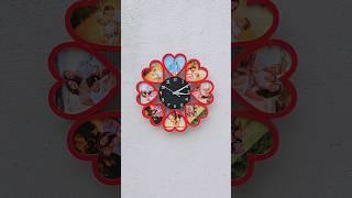 How To Make Watch || Cardboard Photo Frame || #shorts #photoframe