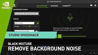 How to Remove Background Noise with the Free NVIDIA Broadcast App | NVIDIA Studio Speedhack