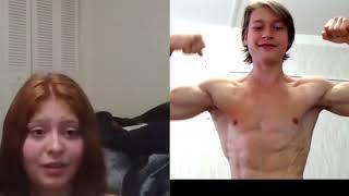 strangers react to body revale on omegle /baby face trolling on omegle video #omegle