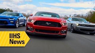 A range of ratings for American muscle cars - IIHS News