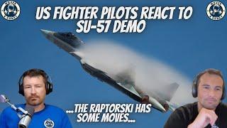 US Fighter Pilots Take On The SU-57 Demo