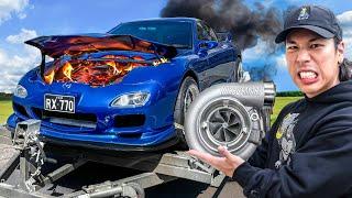 REBUILDING MY UNRELIABLE MAZDA RX-7 WITH A BIG TURBO