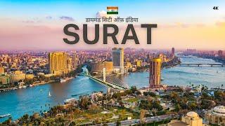 Surat City  डायमंड सिटी ऑफ़ इंडिया | Surat 4K Cinematic and Informative Video