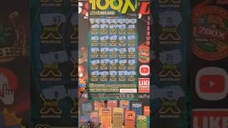 California lottery scratcher 100x surprises me again #lottery #lotterytickets #lotto