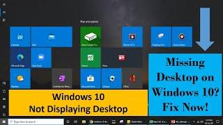 Windows 10 Desktop Background not showing,only start menu | Windows 10 not showing Desktop | Fix Now