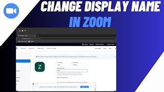 How To Change Diaplay Name In Zoom Meeting | Step By Step Guide