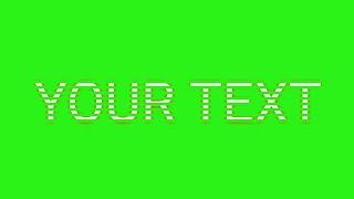 "YOUR TEXT" free Green screen effects pack 2020 | Tech Library #green screen free