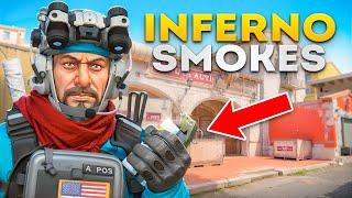 CS2 Inferno - All ESSENTIAL Smokes for 2025!