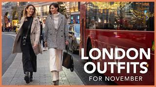 What to Wear and Pack for London in November - Outfits and Accessories