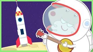 Peppa Pig Learns About Space Rockets