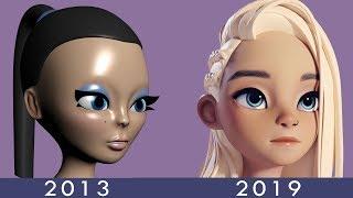 Danny Mac 3D Art Progress 2013 - 2019