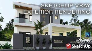 Exterior Rendering Settings in Sketchup 2017 & vray 3.4