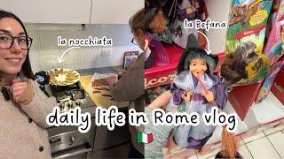 Italian vlog: facciamo la nocchiata, le calze della Befana, aggiornamenti! (Sub)