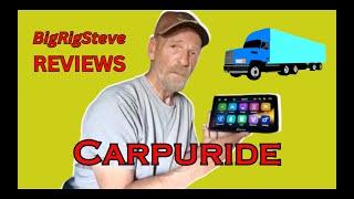 BigRigSteve reviews the W901 CARPURIDE Wireless Portable Car Stereo, 9 Inch IPS Touch screen