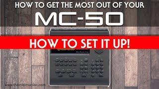 Roland MC-50 - How to set it up (MIDI connections)