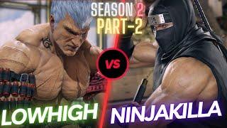 Tekken 8 | NinjaKilla (Law) VS LowHigh (Bryan) Part-2 Ranked Match