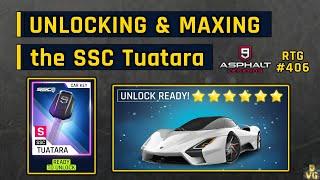 Asphalt 9 | UNLOCKING & MAXING the SSC Tuatara | RTG #406