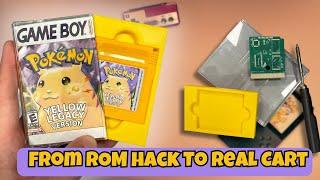 I Turned Pokémon Yellow Legacy into a REAL Cartridge – with Custom Art & Cassette Case!