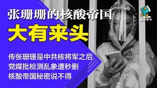 传张珊珊是中共核将军之后！党媒批检测乱象遭秒删，核酸帝国秘密说不得 | 张珊珊的核酸帝国大有来头-明镜读书（梁峻）