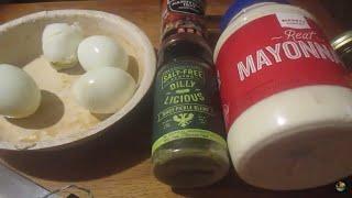 How To Make Jason Callan's Rustic Egg Salad #eggsald #jasoncallan #rustic  #howtomake #howto #eggs