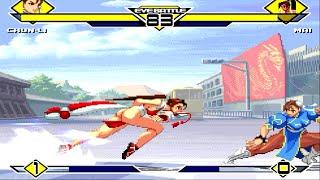 [HD] MUGEN 1.1: Chun-Li 春麗 vs. Mai Shiranui 不知火 舞