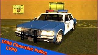 1986 Chevrolet Police LVPD Sa Style GTA SAMP