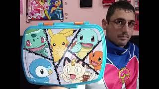 Pokémon - Pikachu, Bulbasaur, Charmander, Squirtle, Piplup and Meowth Plastic Lunch Box / Fiambrera