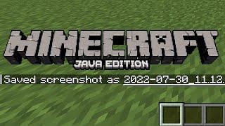 How To Take And Find A Minecraft Java Screenshot