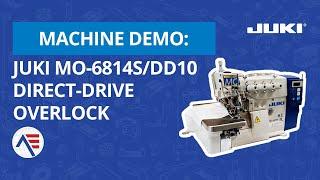 JUKI MO-6814S-DD10 4-THREAD DIRECT-DRIVE OVERLOCK MACHINE