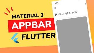 Flutter AppBar Widget | Material 3 | Code Compile