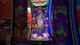 Part 1: 44 free games!!!#casino #slotmachine #gambling #freespins #bigwin #handpay #comedy