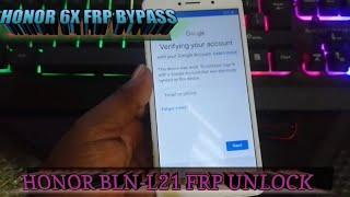 honor 6x frp bypass bln-l21 frp bypass Google Account One Click Remove 100%