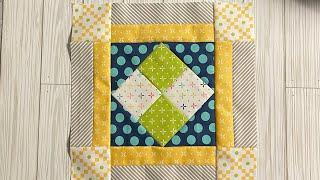 Coxey's camp 12 inch quilt block tutorial