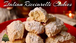 Italian Almond Cookies | Ricciarelli Cookies | Traditional Italian Dessert